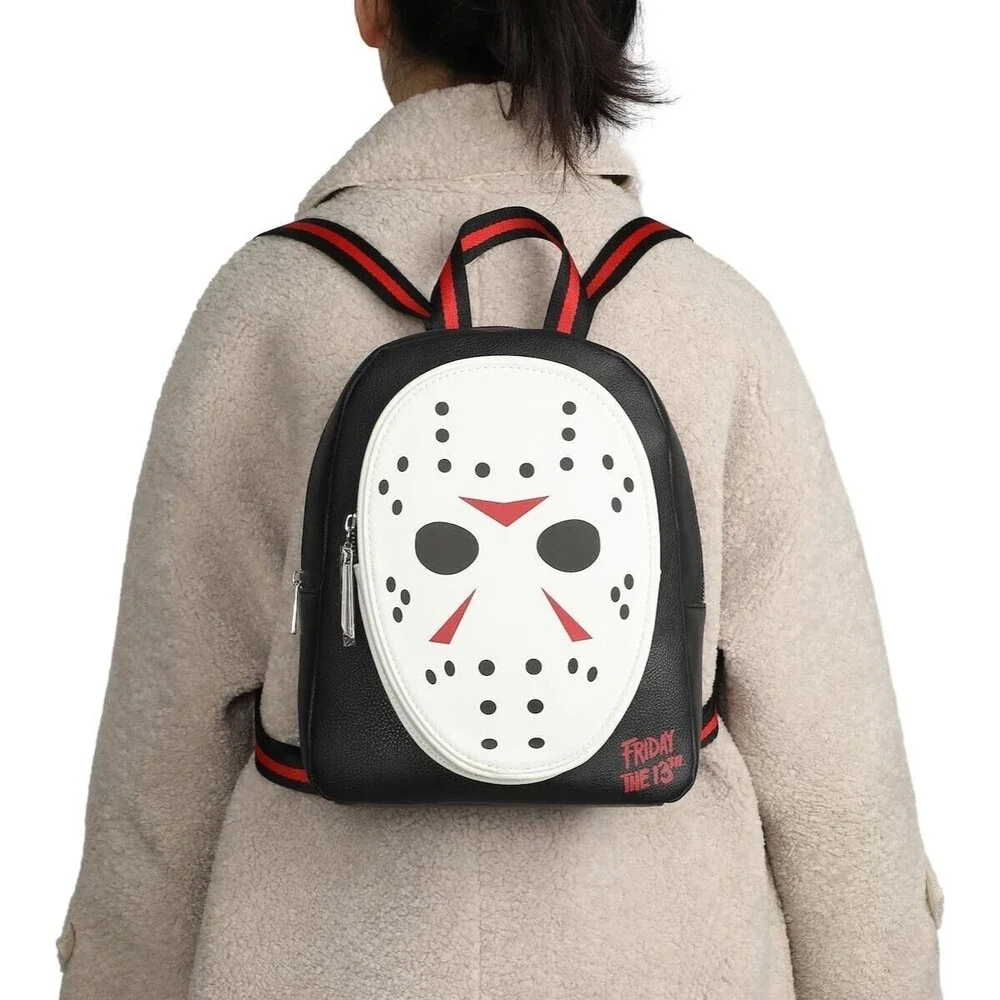 Friday The 13th Jason Voorhees Glow In The Dark Mini Backpack by Bioworld NEW